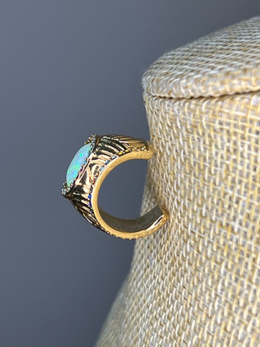 Kurt Geiger | Rhinestone & Opal Hoop Earrings | Retail: $98.00 - Picture 4 of 5